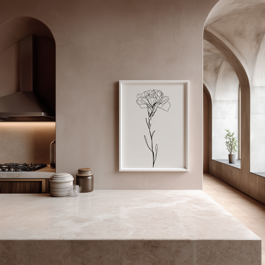 Line Art im Interior – Minimalismus ohne Kälte